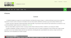 Desktop Screenshot of cadwatt.hu