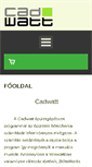 Mobile Screenshot of cadwatt.hu